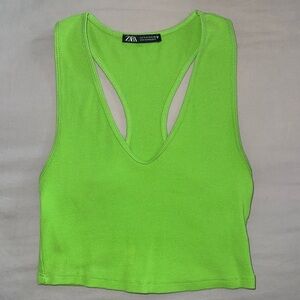 Zara Green tank top